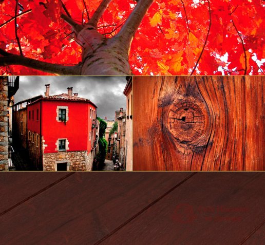 Массивная доска Firenzo, Inglese Rosso рустик EL508 фото №2