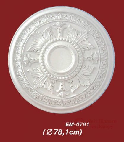 Стельова розетка Vip Decor арт. EM-0791 фото №1