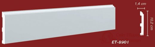 Плінтус для підлоги Vip Decor арт. ET-8901 фото №1