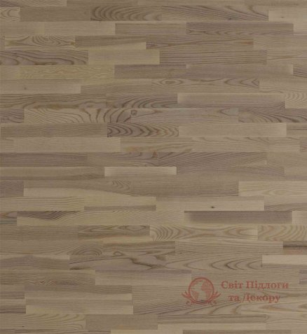 Паркетная доска Focus Floor, Ясень Mistral White 3-х пол. фото №1