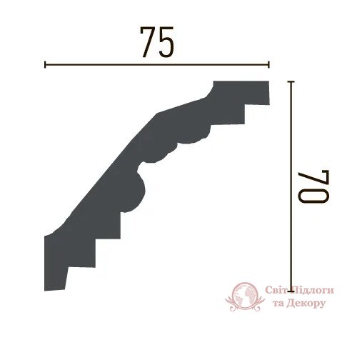 Карниз гнучкий Gaudi Decor арт. C 173 Flexi фото №2