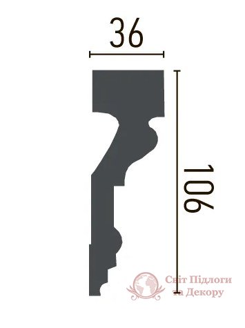 Молдинг Gaudi Decor арт. CR 137 фото №2