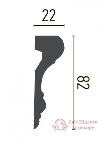 Молдинг гибкий Gaudi Decor арт. CR 516 Flexi фото №2