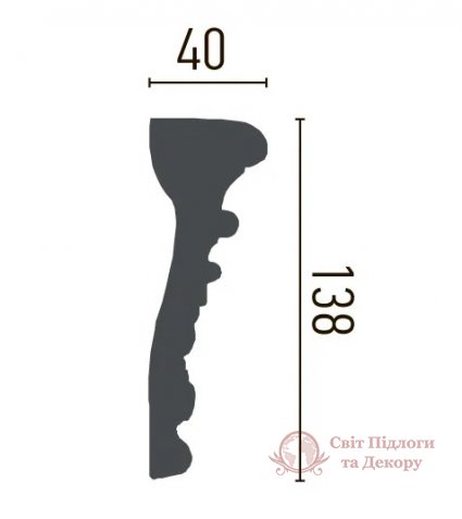 Молдинг Gaudi Decor арт. CR 608 фото №2 Молдинг Gaudi Decor арт. CR 608 фото №2