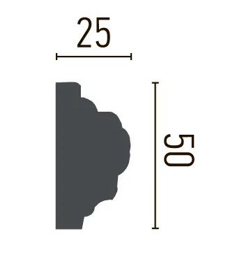 Молдинг гибкий Gaudi Decor арт. CR 620 Flexi фото №2