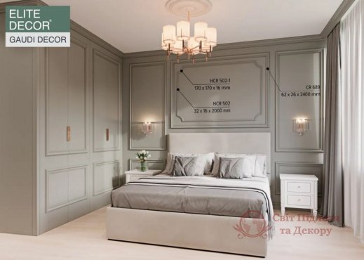 Молдинг гнучкий Gaudi Decor арт. CR 689 Flexi фото №3