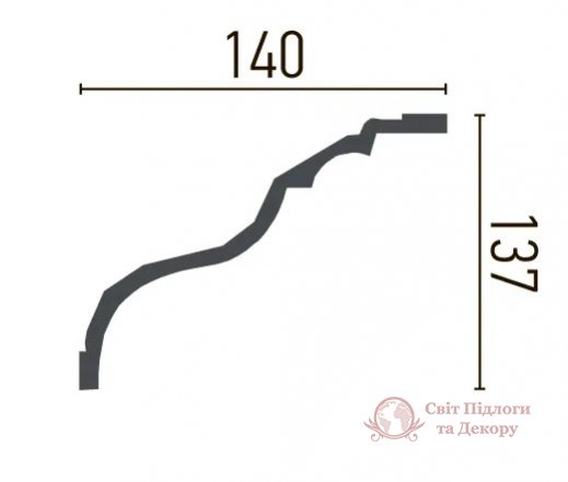 Карниз гнучкий Gaudi Decor арт. P 2011 Flexi фото №4