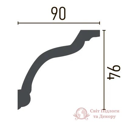 Карниз гибкий Gaudi Decor арт. P 2016 Flexi фото №4