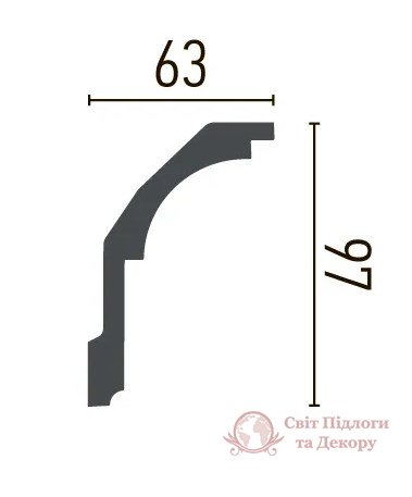 Карниз гнучкий Gaudi Decor арт. P 2072 Flexi фото №3 Карниз гнучкий Gaudi Decor арт. P 2072 Flexi фото №3