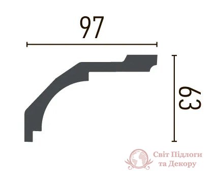 Карниз гнучкий Gaudi Decor арт. P 2072 Flexi фото №4 Карниз гнучкий Gaudi Decor арт. P 2072 Flexi фото №4