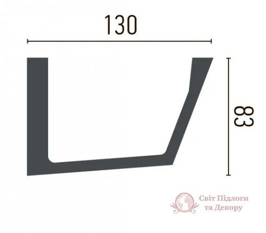 Карниз гнучкий Gaudi Decor арт. P 885 Flexi фото №4