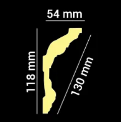 Карниз Glanzepol арт. GP90 фото №2
