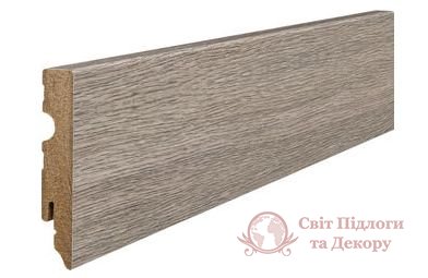 Плінтус мдф Haro Дуб Kонтура кам'яно-сірий 411263 80x15 фото №1