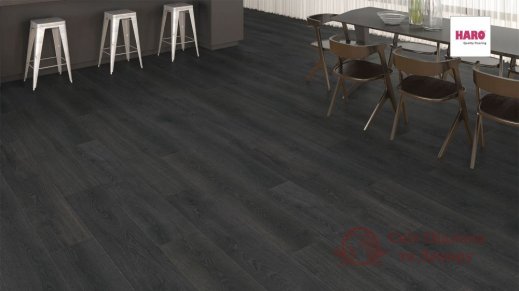 Ламінат Haro, кол. Tritty 200 Aqua Gran Via, Дуб Контура чорний 541554 фото №2