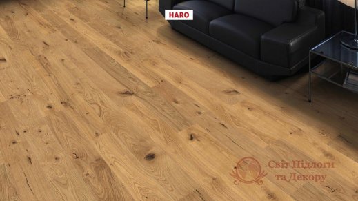 Паркетная доска Haro, Дуб саваж структур 541726, 1-но пол. фото №2