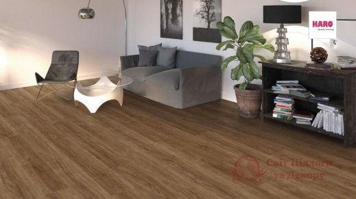 Ламінат Haro, кол. Tritty 100, Дуб Елеганза димний 542050 фото №3