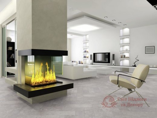 Ламінат Herringbone, Дуб цемент бетон 4739 фото №2