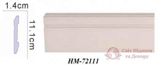 Плінтус для підлоги Classic Home арт. HM-72111 фото №1