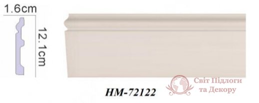 Плинтус напольный Classic Home арт. HM-72122 фото №1