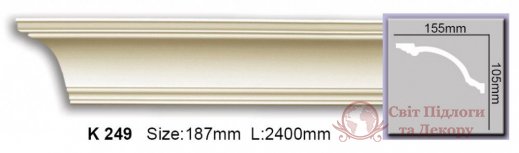 Карниз гибкий Harmony арт. K 249 Flexi фото №1