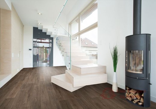 SPC плитка Kronostep колл. Classic Plank, Дуб Эклипс Z217 фото №2