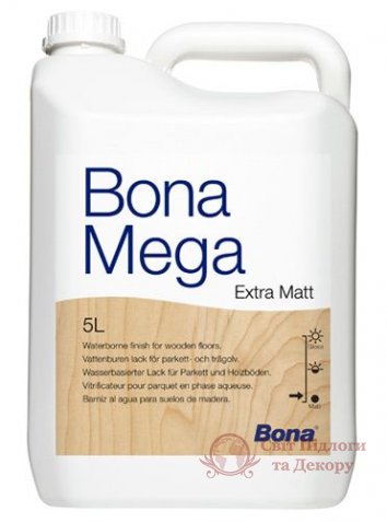 Паркетный лак Bona MEGA (5 л) фото №1
