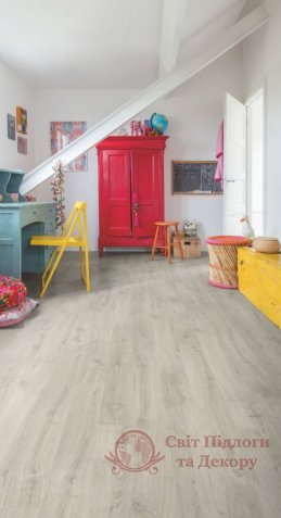 Ламинат Quick Step, колл. Eligna, Дуб Newcastle Grey EL 3580 фото №3