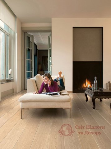 Ламінат Quick Step, кол. Largo, Дошка білого дуба лаков. LPU 1283 фото №4