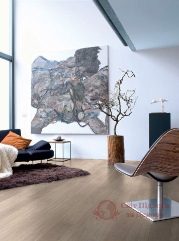 Ламінат Quick Step, кол. Perspective, Дошка дубовая светло-серая UF 1304 фото №2