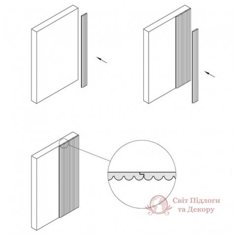 Стеновая панель AGT LB 2200 Классик Тик 248 фото №3