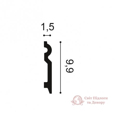 Плинтус напольный гибкий Orac Decor арт. SX137F фото №2