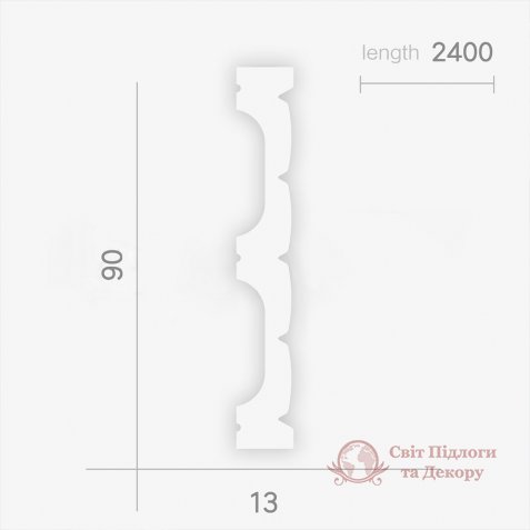 Молдинг Perimeter арт. MPD-090.013.04 фото №3