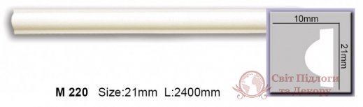 Молдинг гибкий Harmony арт. M 220 Flexi фото №1