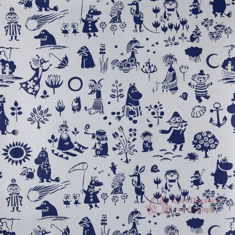 Обои Sandudd, колл. Moomin арт. 4913-1 фото №1