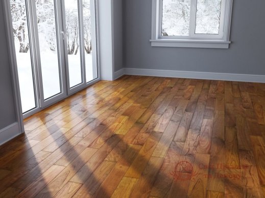 Экзотический паркет Brand Wood, Тик темний лак фото №2