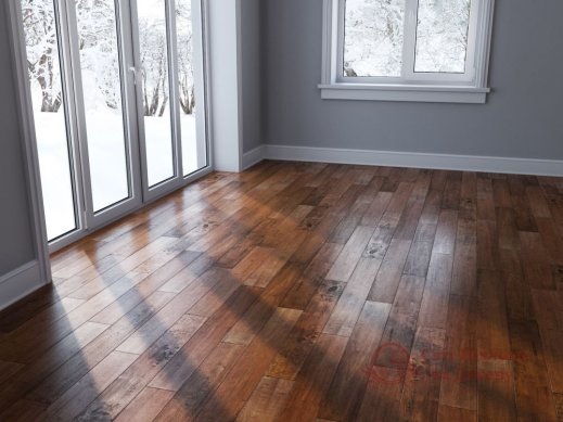 Паркетна дошка Brand Wood, Гевея Red зістарена 1-но пол. фото №2