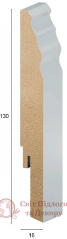 Плинтус мдф белый Luciano P1 130x16 фото №3 Плинтус мдф белый Luciano P1 130x16 фото №3