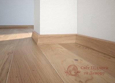 Плінтус Barlinek Дуб білий матовий лак 58х20 фото №2