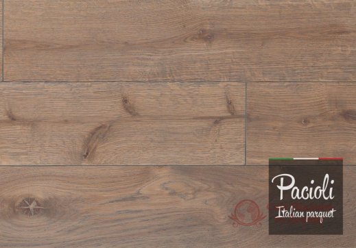 Массивная доска Pacioli, Дуб рустик Grigio 122 фото №1 Массивная доска Pacioli, Дуб рустик Grigio 122 фото №1