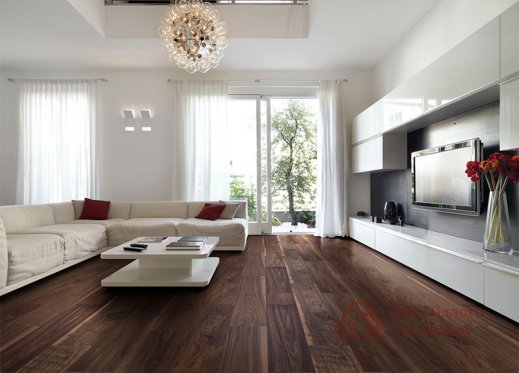 Паркетна дошка Befag, Горіх 1-но пол. фото №3