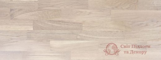 Паркетная доска Grabo Дуб Rustic белый лак 3-х пол. фото №2