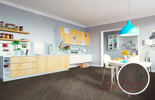 Паркетная доска Esta Parket, Дуб Ebony 1-но пол. фото №3