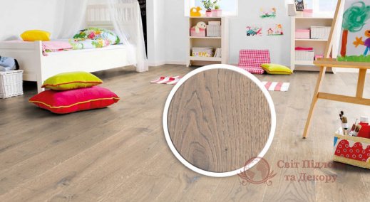 Паркетная доска Haro, Дуб табачно-серый саваж 530795, 1-но пол. фото №2