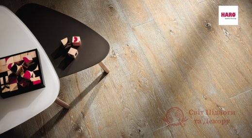 Паркетная доска Haro, Дуб Ателье саваж 531764, 1-но пол. фото №3