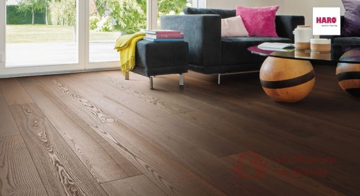 Паркетна дошка Haro, Термоясен Меццо 531772, 1-но пол. фото №2