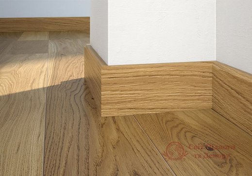 Плінтус шпонований Barlinek Дуб Terra P6P 60x16 фото №2