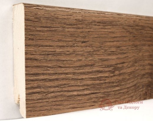 Плинтус шпонированный Kluchuk Модерн Дуб мокка фото №1 Плинтус шпонированный Kluchuk Модерн Дуб мокка фото №1