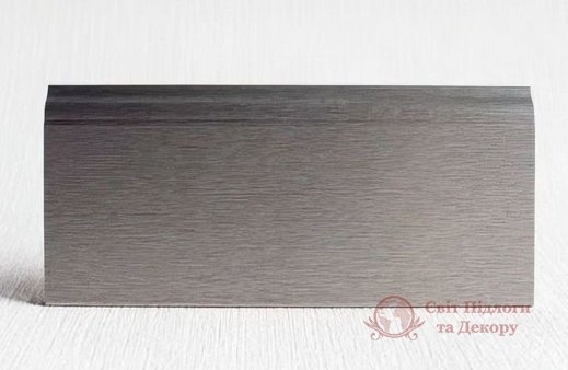 Плінтус мдф алюміній Luciano кол. M2 92x16, арт. 500AMC96SSKM2 фото №1