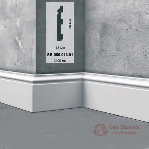 Плинтус напольный Perimeter арт. SB-080.013.01 фото №2