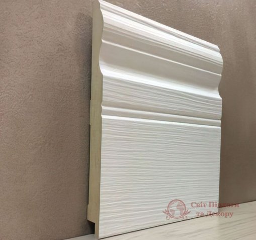Плинтус мдф Super Profil СП16145, Бланко белый 144x16 фото №1